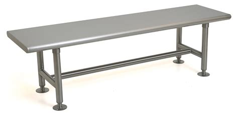 stainless steel gowning bench